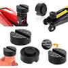 NONE Jack per auto Ascensore idraulico Ruota in gomma Dolly Blocco di supporto adattatore per binario antiscivolo per kit di strumenti per officina meccanica a ponte