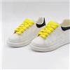 Tuocaise 1 paio di lacci piatti larghi 2 cm cavi colorati lacci morbidi di alta qualità scarpe da tavolo scarpe di tela per scarpe da ginnastica scarpe sportive lacci delle scarpe