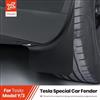 YZ Parafanghi Anteriori e Posteriori per Tesla Model 3/Y/YL Highland Juniper 2021-2026, Accessori Protettivi per Parafanghi