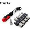 Binoax 10 In 1 chiave a cricchetto rapida 5-13mm adattatore per Driver dado di alimentazione presa per Pawl chiave per cacciavite Set di utensili manuali per la riparazione dell'auto