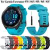 NONE Cinturino sportivo in silicone per Garmin Forerunner 965 955 Solar 970 945 935 745 cinturino cinturino 22mm cinturino di ricambio braccialetto