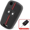 NONE Custodia chiave in silicone per auto per Opel Insignia Astra J Zafira Corsa D Mokka Meriva per Chevrolet Aveo Prism Spark Trax Cruze