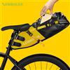 NONE NEWBOLER Borsa da bici Impermeabile 13L Borsa da sella per bicicletta di grande capacità Ciclismo Borsa posteriore pieghevole per baule da strada MTB Bikepacking