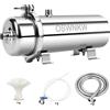 OSWNKW Depuratore d'Acqua per Tutta la Casa con Pre-Filtro PVDF da 0,01 µm, Filtro Acqua in SUS304 da 1000L, Pulizia Continua per 5 Anni
