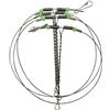 jooyoo 10 pezzi filo di acciaio equilibrio gancio tandem pesca anti-groviglio filo di acciaio morbido equilibrio staffa per la pesca in mare LUYA accessori per la pesca