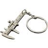 SHENGMEIYU Mini metallo righello calibro a corsoio portatile 0-40mm portachiavi strumenti di misurazione strumenti di misurazione auto turbo portachiavi anello righello calibro