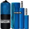NONE Asciugamano sportivo ad asciugatura rapida 40x80 cm Blu Grigio Verde Arancione Nuoto Palestra Fitness Campeggio Corsa Spiaggia Asciugamani per il viso