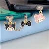 Sanrio Tappo Antipolvere Sanrio per Telefono, per iPhone Samsung Xiaomi Huawei, Protezioni per Porta di Ricarica Tipo C, Decorazioni per Telefoni