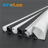 khelse 0.5m/1m/2m LED a forma di V Profilo in alluminio Parete Soffitto Angolo superiore Decorazione lineare Illuminazione Armadio Lampada a barra dura montata in superficie