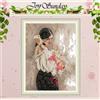 Joy Sunday Maiden con motivi floreali contati 11CT 14CT 16CT timbrato DMC Kit punto croce ricamo ricamo ricamo Set Home Decor