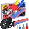 WOZOBUY Strumento di crimpatura a ghiera VXC9 16-4 Mini pinza terminale tubolare per terminali di grandi dimensioni morsetti elettrici 0.08-16mm mm²/28-5AWG