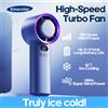 KINSCOTER Ventilatore turbo portatile portatile 100 velocità del vento Mini ventilatore personale regolabile Ventilatore elettrico per ciglia a batteria