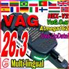 NONE 2026 Nuovissimo Scanner Diagnostico V26.3 VCDSVAGCOM HEX Atmega162 V2 OBD per VW AUDI Skoda Seat con Servizio Remoto