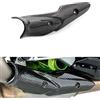 NONE Per Kawasaki Z900 Z900e scarico moto tubo di collegamento centrale protezione scudo termico in fibra di carbonio guscio antiscottatura