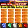 NONE 20/10PCS 10CM 9 LED 12V-24V LED Clearence Light Anteriore Posteriore Indicatori di direzione laterali Luce per camion Auto Bus Rimorchio Van