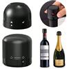 1pc Nero Cucina Domestica Sigillatura Bottiglie di Vino Rosso Tappi Mini Conservazione Spin A Prova di Perdite Vino Champagne Tappi Tappo