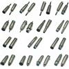MACDOT Adattatore cavo jack mono jack XLR femmina a 3 pin maschio da 6,35 mm Microfono adattatore leader XLR maschio a RCA femmina da 3 pin nichelato