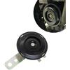 NONE Clacson per moto 12V Altoparlante rotondo impermeabile super rumoroso Scooter universale Moto E-Bikes Ciclomotori Kit clacson elettrico Accessori