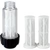 Xldsm Filtro acqua idropulitrice ad alta pressione per Karcher K2 K3 K4 K5 K6 K7 G 3/4 ''Filtri acqua con 2 nuclei filtro per Lavor per Nilfisk