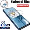 NONE Pellicola idrogel da 3 pezzi per Huawei Mate 40 30 20 10 Pro Lite 20X protezione schermo per Huawei P40 P30 Lite E Pro