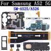 DUPPD Altoparlante superiore altoparlante scheda SIM scheda di ricarica scheda porta per Samsung A52 5G/4G sensore di impronte digitali Off On cavo flessibile della scheda madre