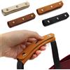 NONE 2 Pezzi Involucri per Maniglie per Bagagli in Pelle Protezioni per Impugnature per Maniglia per Borsa, Cuscinetto Morbido per Copri Cinghia per Borsa con Chiusure in Ottone