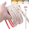 GAHADA Striscia adesiva per luci a LED AC 220V SMD 2835 0,5 m-30 m 120 LED/m 240 LED/m Striscia LED per esterni impermeabile Lampada flessibile tagliabile da 10 cm