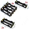 AOKIN 1x 2x 4x 18650 Portabatteria SMT 18650 Scatola batteria da 3,7 V Custodia contenitore Power Bank con perni in bronzo