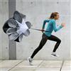 NONE Paracadute a velocità regolabile Ombrello da allenamento per agilità Calcio Calcio Resistenza Corda Fitness Corsa Scivolo Strumento per ostacoli sportivi