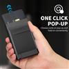 CEXIKA Porta carte di credito con ID antiblocco Rfid Porta carte di credito da uomo sottile e sottile Mini Portafogli minimalisti Porta carte di credito in metallo di lusso
