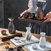 JINGDE CERAMICS Set di sakè giapponese Creativo commerciale Izakaya Dispenser di sake Barware Cucina domestica Bollitore Shochu in ceramica vintage Tazze da tè