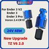 BEGRINT Aggiornamento testina di stampa ad alta velocità 2.0 TZ V6 Hotend Kit per Ender 3/ 3 PRO/VORON 2.4 Estrusore Hi-End J-head Prusa Ender 3 V2/CR10