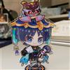NONE Scaramouche Regalo Figure giocattolo Supporto in acrilico Modello anime Action Figure Ornamento Accessori Modelli Ornamenti per il desktop