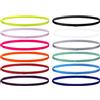 NONE 4 pezzi unisex sport fascia sottile antiscivolo elastica donna uomo yoga fasce per capelli fascia calcio corsa ciclismo sport fascia per capelli
