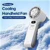 kinscoter Ventilatore portatile portatile di raffreddamento ad alta velocità 3600mAh ricaricabile 100 velocità del vento Mini ventola turbo di raffreddamento ad aria pieghevole regolabile