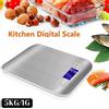 NONE 5kg/1g Bilancia da cucina digitale LED in acciaio inossidabile Bilancia elettronica ad alta precisione Gioielli per la casa Pesatura degli alimenti Strumenti di cottura