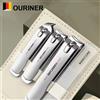 NONE 4/10PCS Nuovo tagliaunghie set 4 con borsa in pelle rotante Trimmer professionale Strumenti per la cura della pedicure Set manicure Regalo per la cura della casa