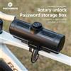ROCKBROS Borsa da bicicletta Scatola di immagazzinaggio password di grande capacità da 0,7 litri Borsa per tubo superiore impermeabile Borsa per telaio bici antifurto Borsa a guscio rigido