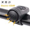 NONE Campanello elettrico per bicicletta Corno di ricarica USB per bici MTB Anello di sicurezza per avvertimento per mountain bike Campanello impermeabile Accessori per ciclismo