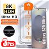 Arvin 3 pezzi rivestimento oleorepellente senza polvere facile installazione protezione schermo per Samsung Galaxy S25 S24 S21 S22 S23 Ultra Plus vetro