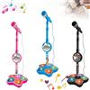 NONE Giocattolo per supporto per microfono per bambini, Karaoke elettronico portatile per bambini, Supporto per microfono per karaoke per feste durevole, Macchina per karaoke per bambini