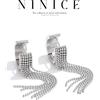 NONE NiNice Orecchini in acciaio inossidabile Scelta gioielli Appesi Nappa Lunga impermeabile PVD placcato Design Regalo personalizzato Nuovo