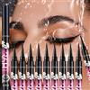 NONE Matite per eyeliner nere impermeabili da 3 pezzi/5 pezzi, trucco per occhi a prova di sbavature, a lunga durata e adatto ai principianti
