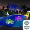 NONE Luci galleggianti per piscina, luci per piscina che cambiano colore che galleggianti, decorazioni luminose a LED per vasca da bagno (alimentate a 3 batterie AAA, non incluse)