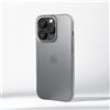 YX Custodia rigida opaca satinata per sabbiatura ultra sottile da 0,7 mm per iPhone 17 16 Pro Max 15 14 Plus 13 12 Cover HD trasparente semplice