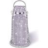 NONE Bottiglia d'acqua termica con strass abbagliati da letto Bicchiere glitterato ricaricabile in acciaio inossidabile Tazze bling a catena a prova di perdite da viaggio