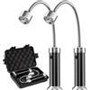 NONE Luce per griglia - Accessori per barbecue da esterno con base magnetica Collo flessibile a 360 gradi Resistente al calore all'acqua Nessuna batteria inclusa