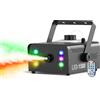U'King 1500W Macchina del fumo RGB 6 LED Macchina del fumo con telecomando per DJ Disco Party Christmas Stage Effect Fogger Machine