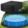 NONE Tappetino per piscina rotondo da 18 piedi per piscine fuori terra Imbottitura per piscina resistente Tappetino per piscina ecologico