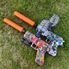 NONE Giocattolo da esterno per bambini Pistola elettrica Blaster Pistola da tiro Pistole a proiettile Gioco estivo Tiro in acqua Gioco interattivo per feste Bambini Adulti